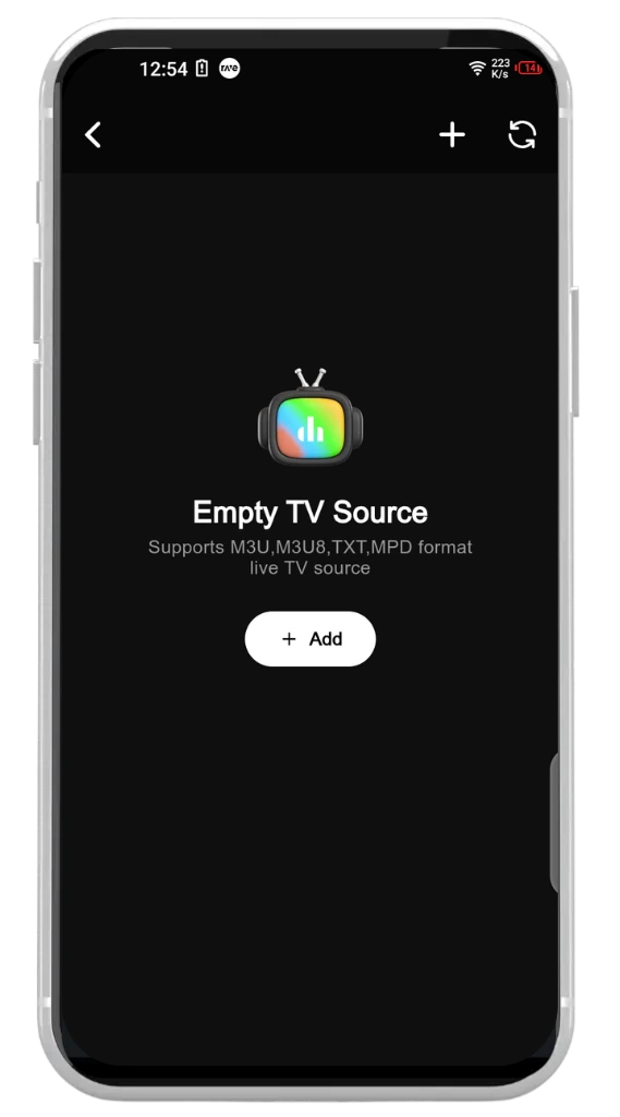 Import custom IPTV links Import custom IPTV links