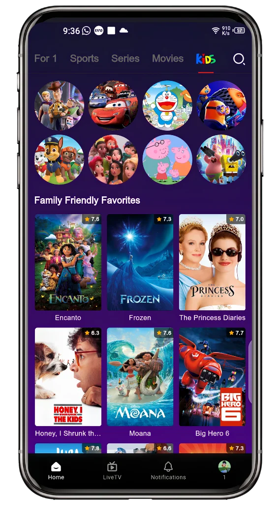 Kids & Family Content Kids & Family Content