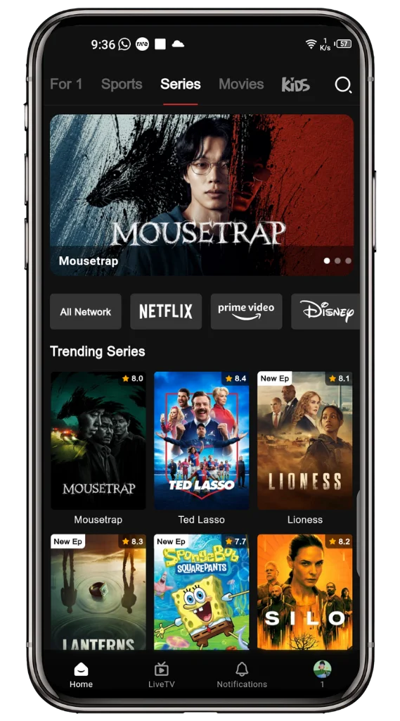 Movies & Web Series Content movies series